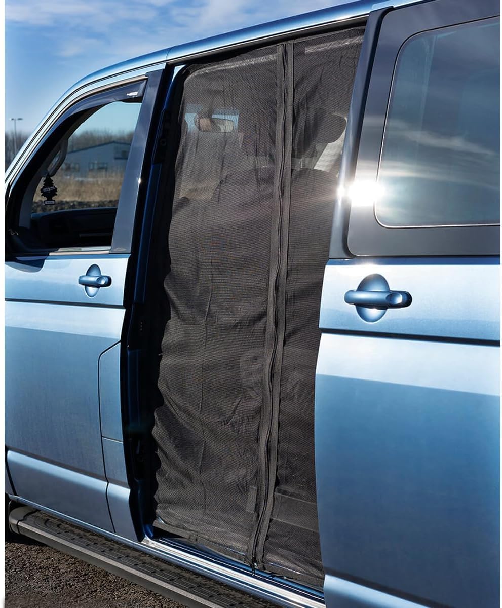 SLIDING DOOR MAGNETIC MOSQUITO FLY SCREEN NET CAMPER For CAMP D1A3