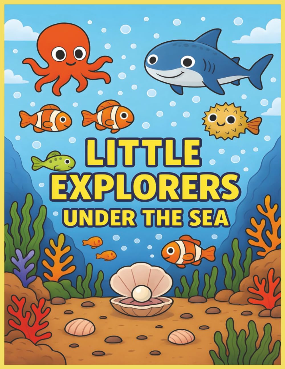 Little Explorers Under The Sea: A Creative Journey Through Marine Wonders (Little Explorers Coloring Books)