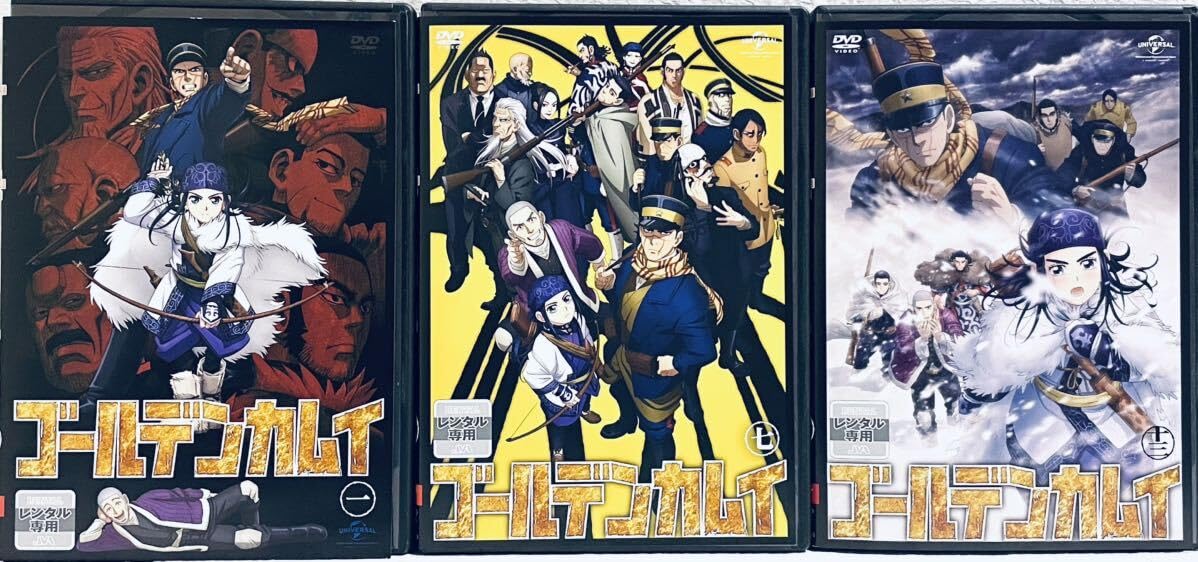 ゴールデンカムイ【16巻セット】レンタル版DVD アニメ