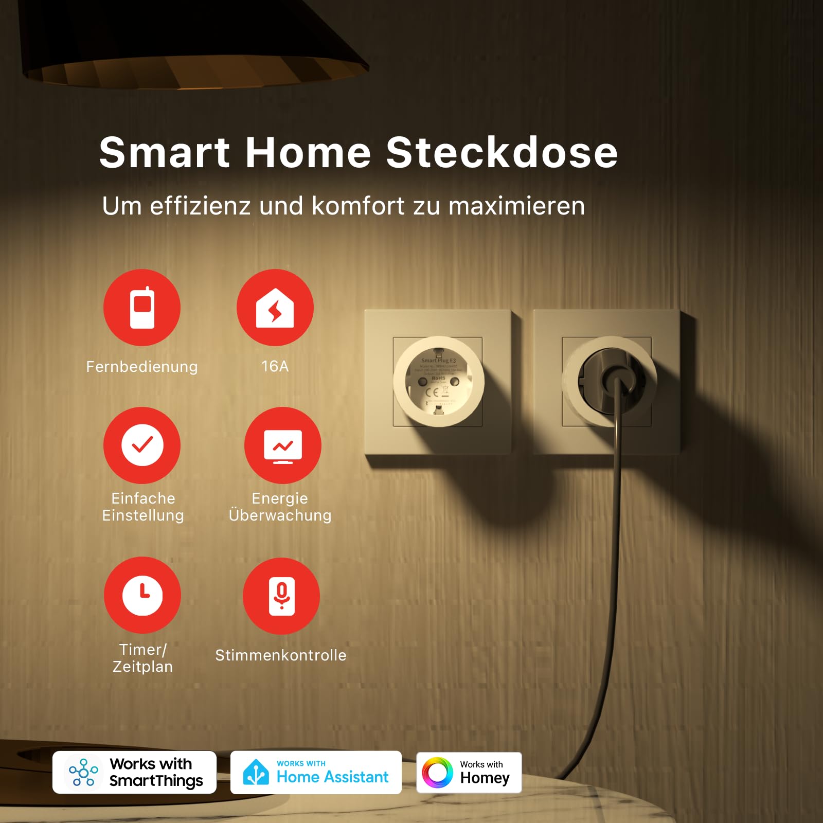 THIRDREALITY Smart Plug E3 z monitorowaniem energii, 4 sztuki, wzmacniacz Zigbee, Remote Control, timer i funkcja harmonogramu, wymagany hub ZigBee, kompatybilny z Home Assistant, SmartThings, Alexa