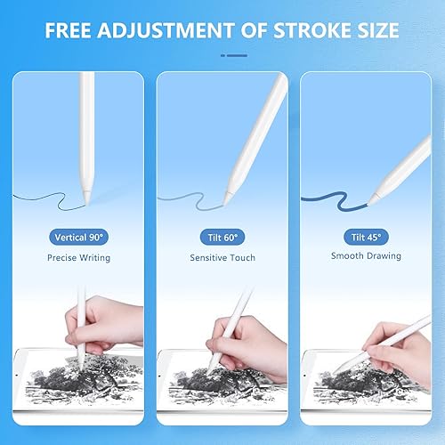 Miniatura 7 de Paquete de 8 puntas de repuesto para Apple Pencil de 2 generación y Apple Pencil de 1 generación, accesorios actualizados Inesore compatibles con