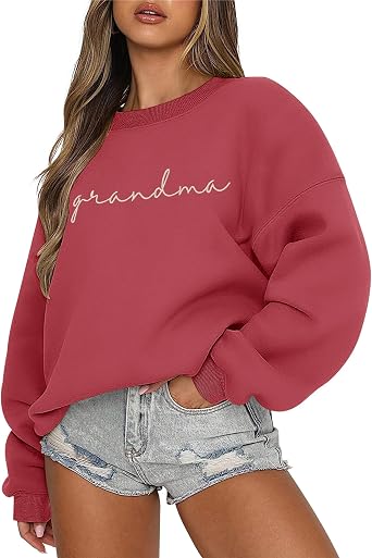 LOMON Oversized Sweatshirt for Women Long Sleeve Crewneck Sweatshirts 2026
