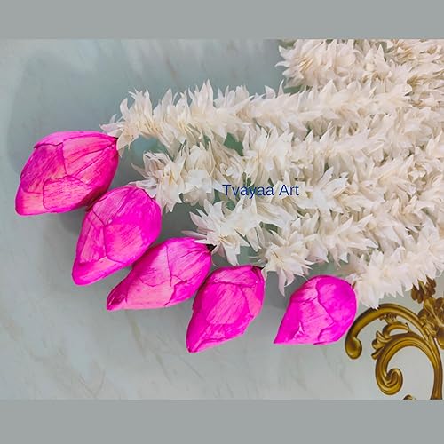 Miniatura 2 de Cuerdas de jazmín con brote de loto para decoración, decoraciones Diwali para el hogar, decoraciones de fondo indio para Puja, decoraciones Navratri