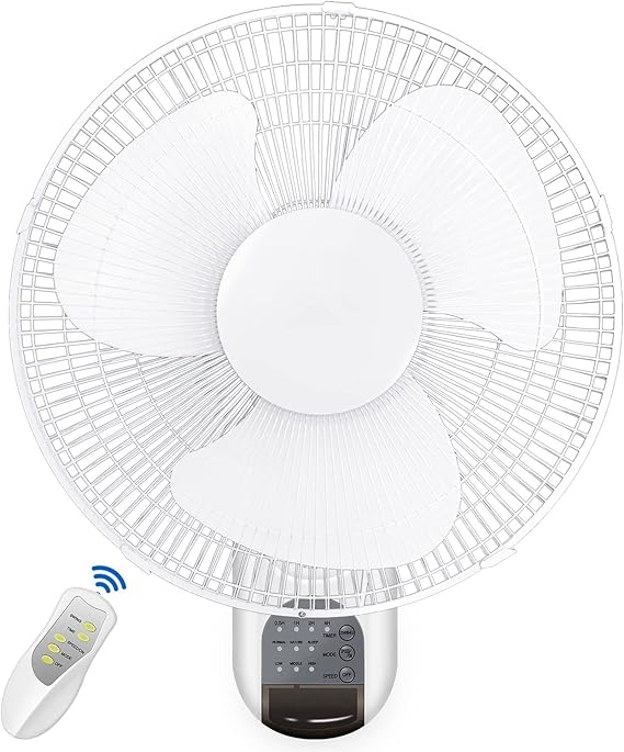 HealSmart Digital Wall Mount Oscillating Fan