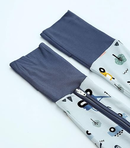 Miniatura 6 de Pijamas sin pies para bebés niños y niñas, viscosa de bambú Zippy pijamas Sleep 'N Play, mameluco de una pieza para bebés - 0-24 meses