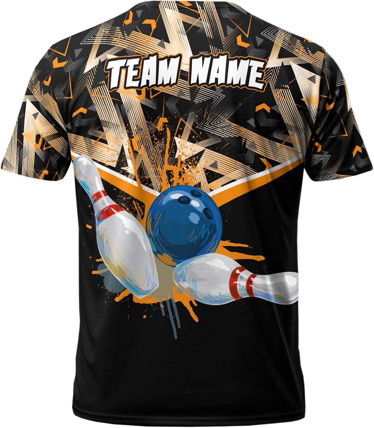 Men's Bowling Tshirt Custom Bowling Ball T Shirt for Boy Girl Print Bowling Themed Clothes