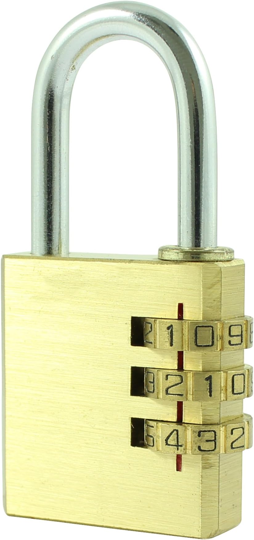 TIMco CP21 Combi Padlock 21mm - Brass 1 pc