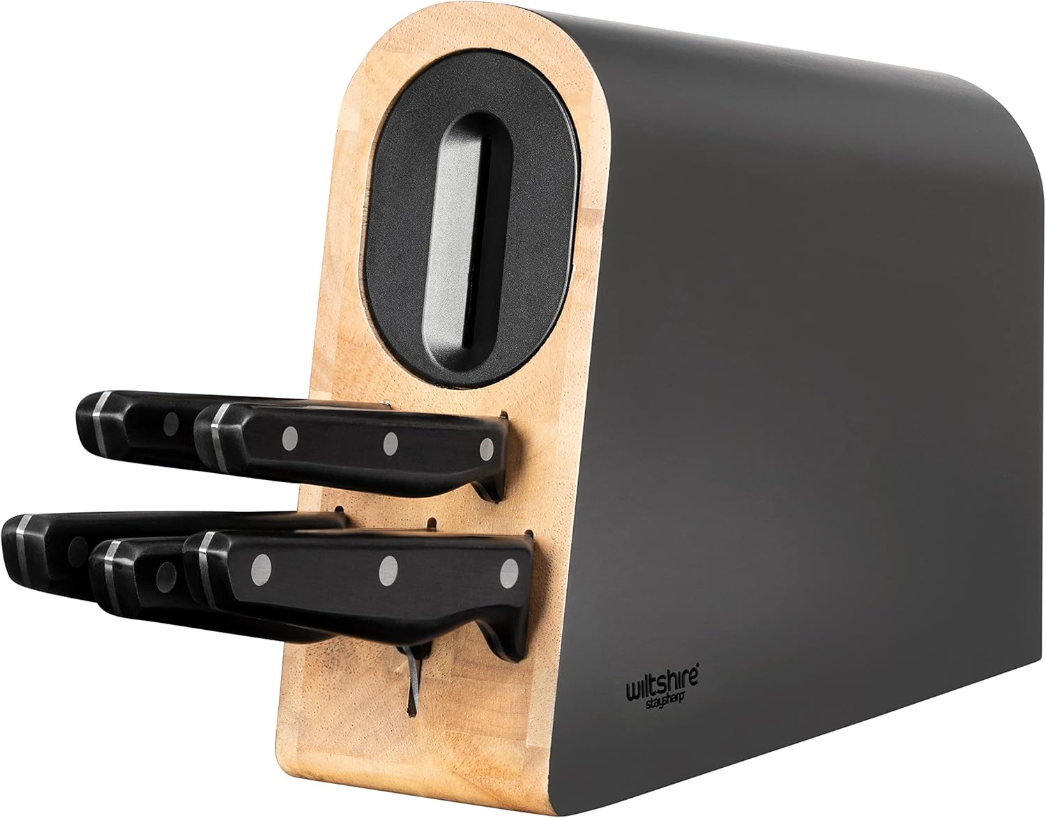 Wiltshire Staysharp Triple Rivet Knife Block Set 6 Piece, High Carbon