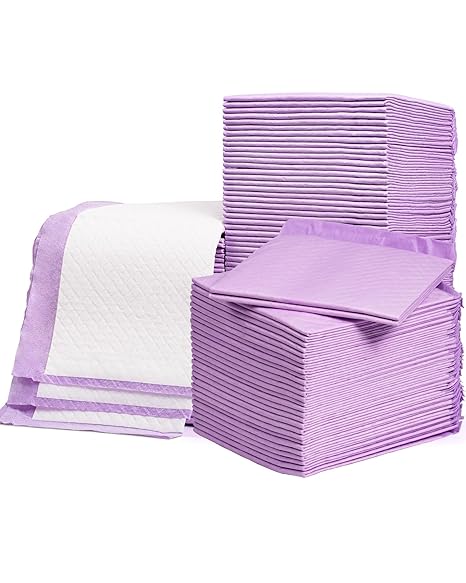 Disposable Changing Pad Liners 50 Pack Incontinence Changing Pads Diaper UnderPads Ultra Soft Super Absorbent Waterproof Mat 24 x18 in