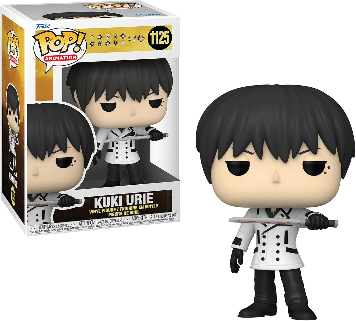Funko Pop! Animation: Tokyo Ghoul Collectors Set - 4 Figure Set: Haise Sasaki, Kuki Urie, Saiko Yonebayashi, Tooru Mutsuki