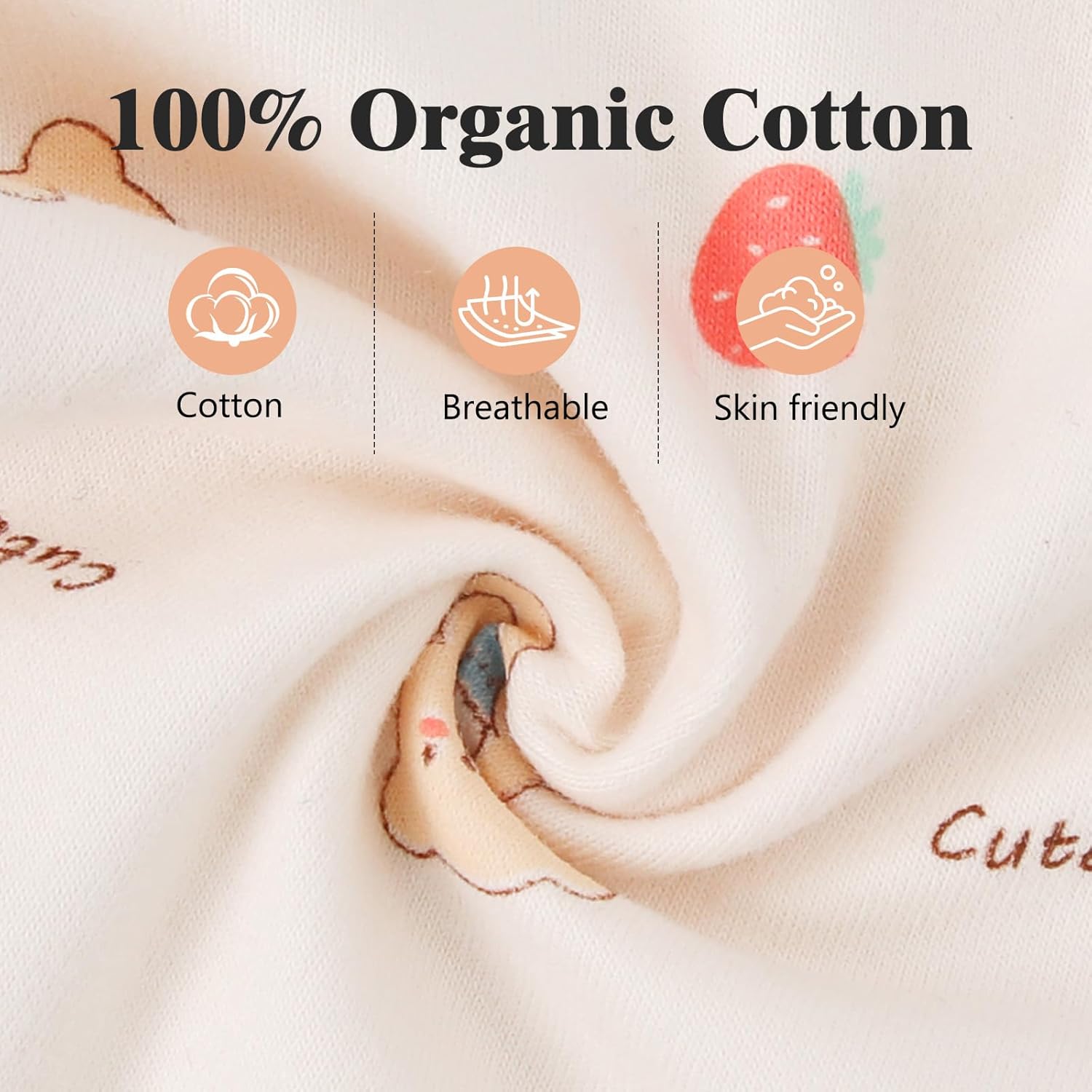 Little Girl Underwear Toddler Panties Big Kids Undies Soft 95% Cotton - Image 5