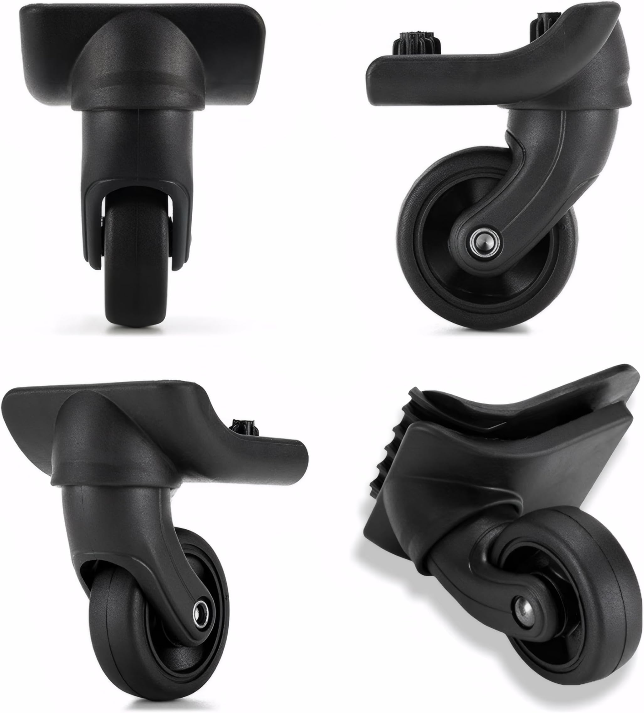 NUOYANGNUOYANG Luggage Replacement Wheels DIY Suitcase Wheels for Tripp Suitcase 360 Swivel Luggage Wheels for Luggage Sets(4 packs)