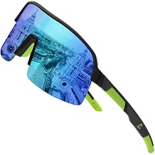 Bevi Sports Sunglasses Polarized Lens with TR90 Durable and Flexible Frame for Men Women Running Driving Cycling Etc