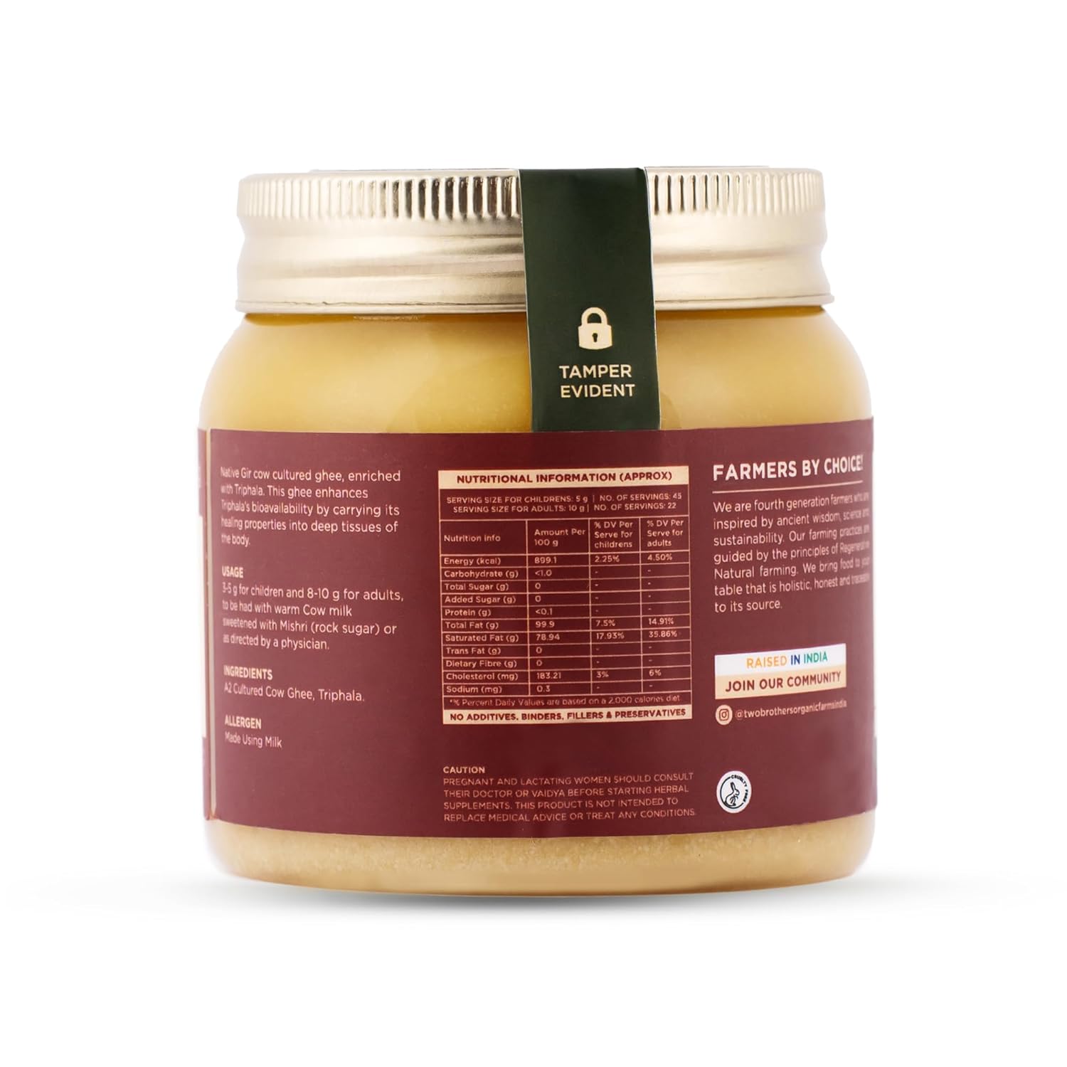 Two brothers organic forms | Tripla Ghee | A2 cultured | Daily care and welfare Two brothers organic forms | Tripla Ghee | A2 cultured | Daily care and welfare