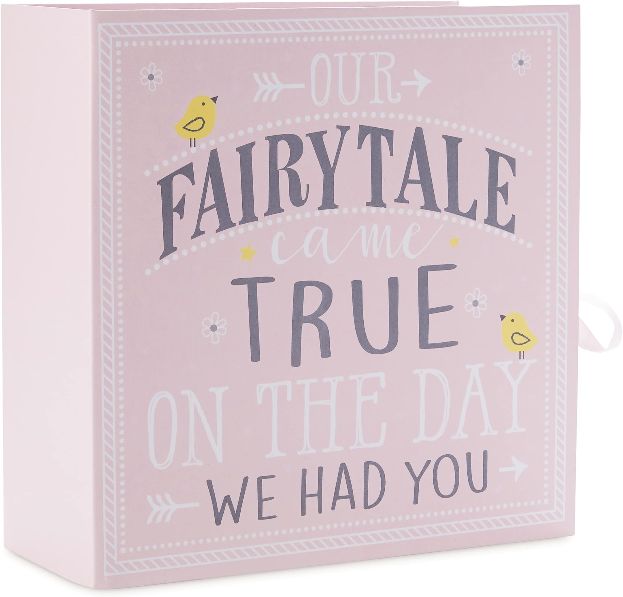 Tri-Coastal Design - Baby’s First Keepsake Memory Box with 9 Drawers to Hold a Child’s Special Mementos and Treasures (Fairytale)