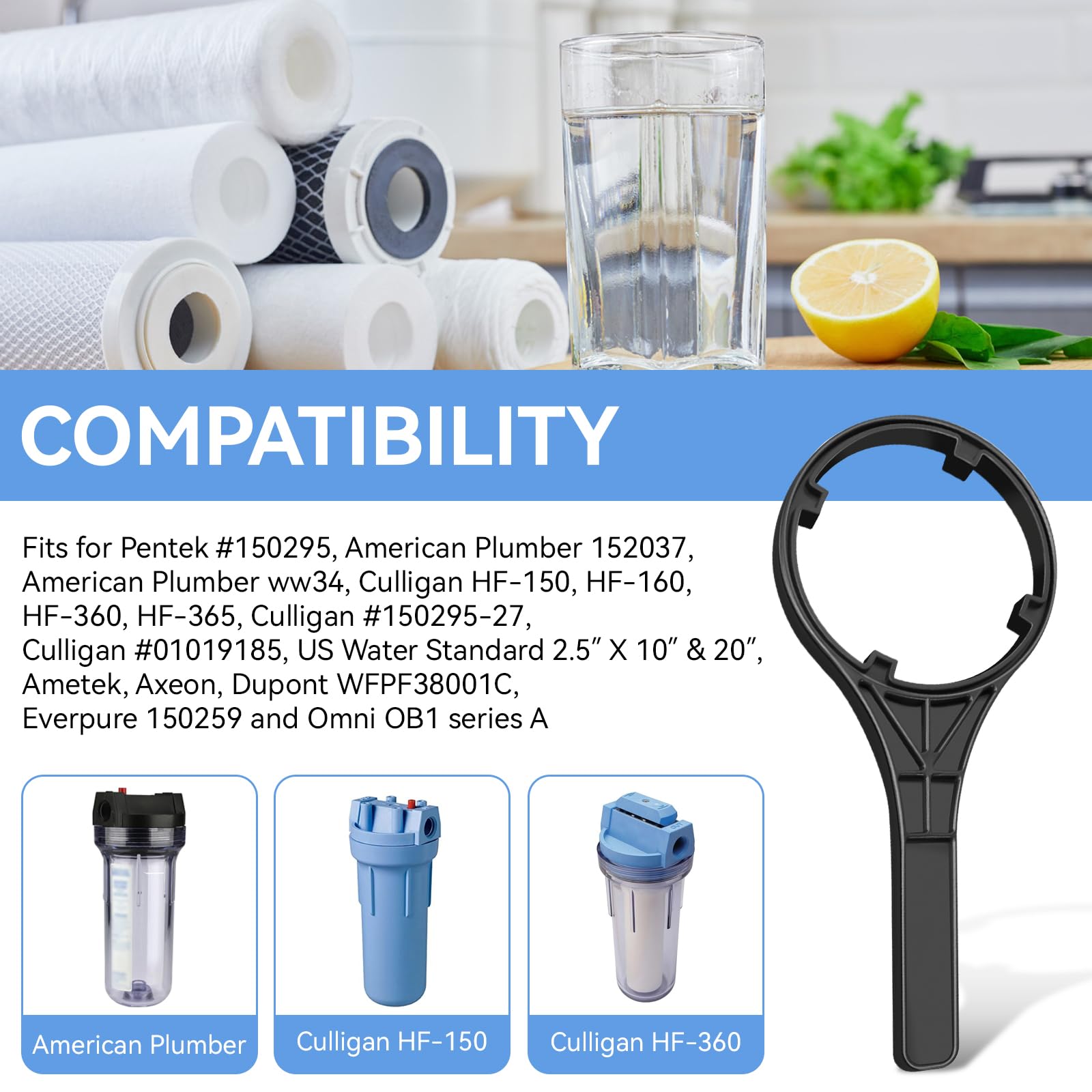 Water Filter Wrench - Fits Pentair & More -2 Water Filter Wrench - Fits Pentair & More -2