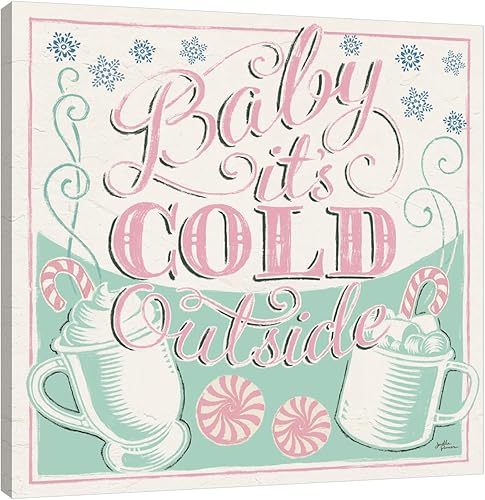 Jaxson Rea "Merry Little Christmas II Vintage Gallery Wrapped Canvas by Janelle Penner, 18" x 18"