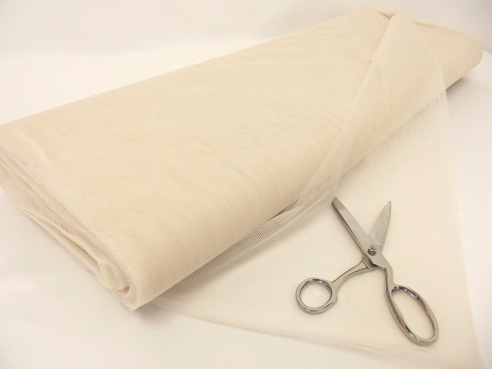 Tissu en tulle-Lin robe filet 100% polyester 40m sans plis pour grand décor