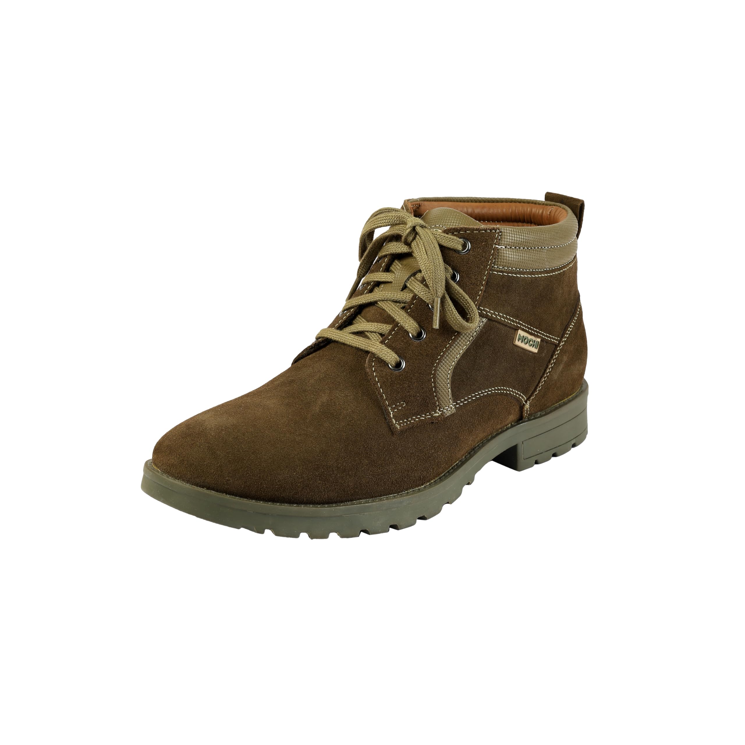 mochi Men's Lace Up closure Casual - Boots with Low Heel-picture-33