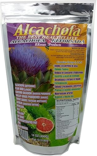Alcachofa Reforsada Powder la mejor vida saludable de 14 onzas de alcachofa y muchos más ingredientes