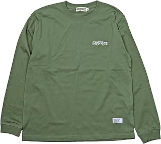 [CAMPFREE] ロンT メンズ ロゴ ワンポイント 刺繍 6.6oz 綿100% コットン 長袖 Tシャツ ストリート ロンティ メンズ レディース ロングtシャツ 10926