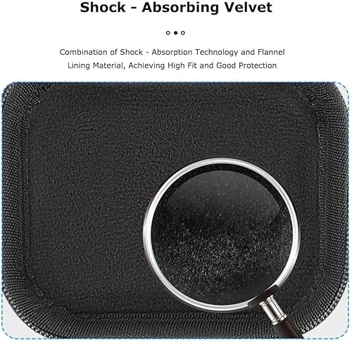 Miniatura 8 de Funda rígida compatible con cámara de acción DJI Osmo 360, carcasa de poliuretano impermeable, ajuste personalizado, a prueba de golpes y arañazos,