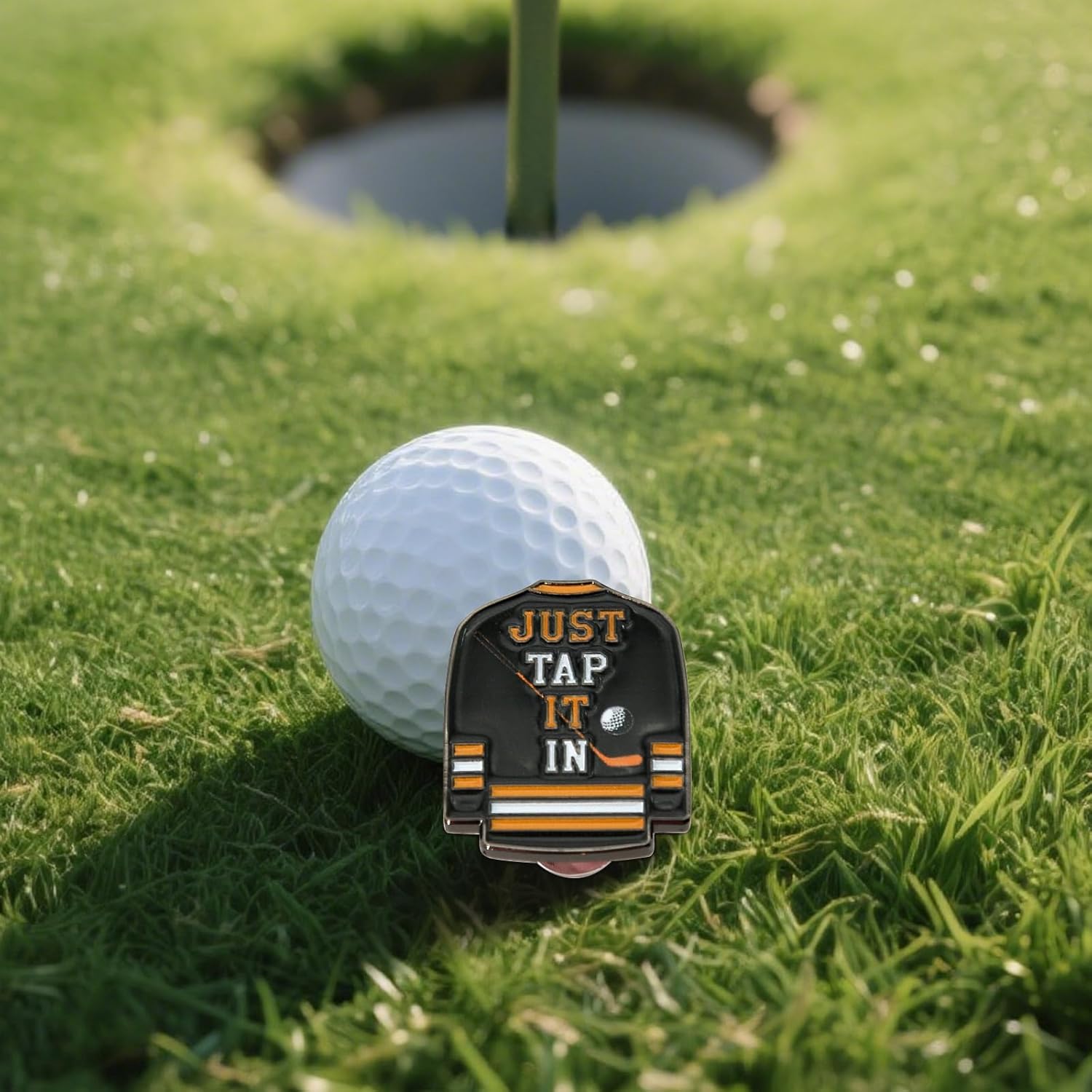 Happy Gilmore Golf Ball Marker-Just Tap It in, Magnetic Ball Marker Hat Clip, Happy Gilmore Golf Accessories for Men and Women Golf Lovers - Image 8