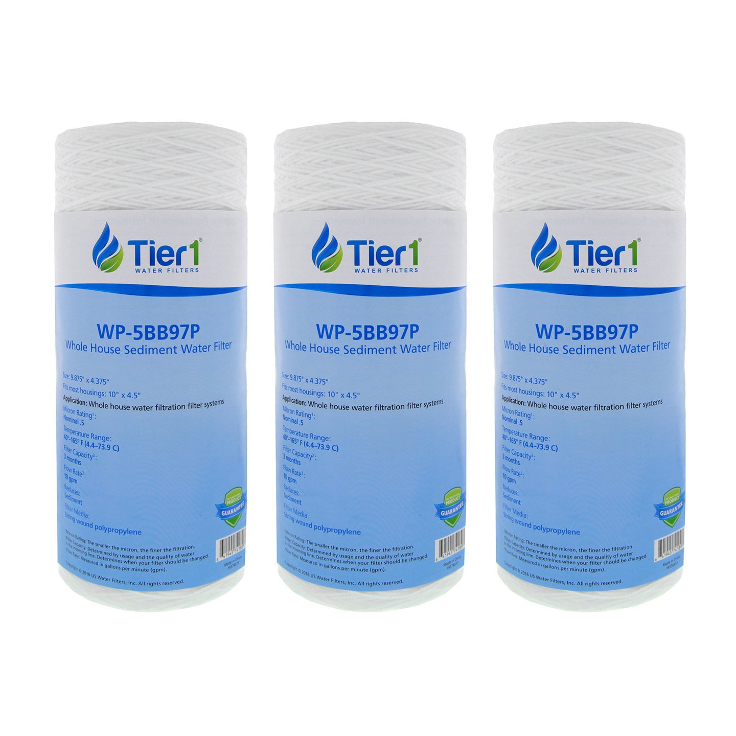 Tier1 0.5 Micron 10 x 4.5 Water Filter