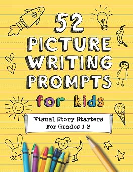 52 Picture Writing Prompts for Kids Visual Story Starters | For Grades 1-3