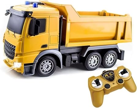Oyuncak Uzaktan Kumandalı Şarjlı Hafriyat Kamyonu 28 Cm 2.4 GHz Full Fonksiyon Kasası Kalkıp İnebilen Damper Hareketli