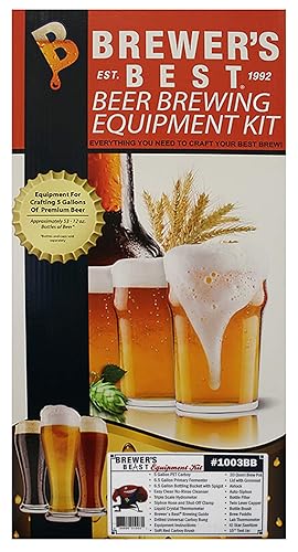 Brewer's Best BeastBeer Kit de equipo 1003BB con botella mejor