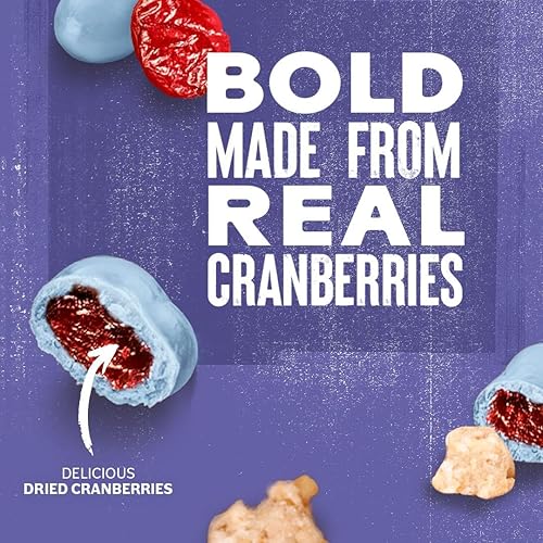 Vista 31 de Ocean Spray Yogur griego cubierto Craisins, sabor a yogur griego, arándanos cubiertos, frutas secas, bolsa de 5 onzas