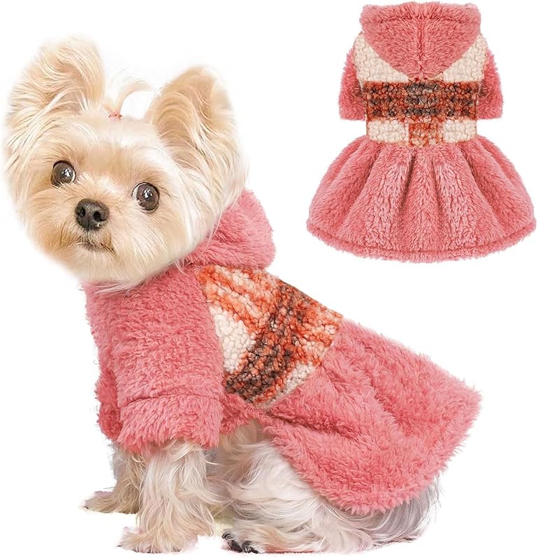 Suéter com Capuz para Cães Pequenos shifenmei em Fleece XSSM
