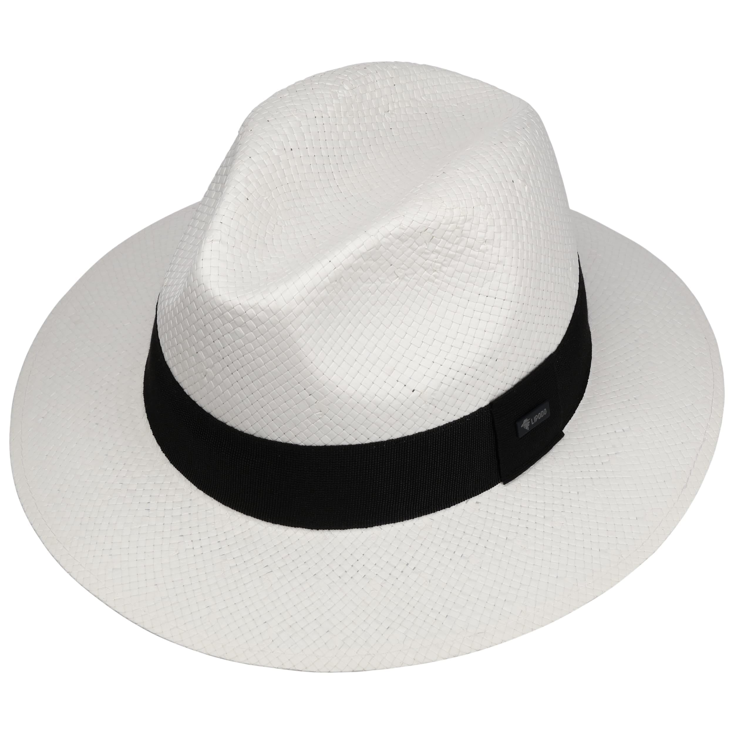 SOMBREROSHOP Sombrero Traveller de Paja Banda de Grosgrain Unisex Primavera Verano