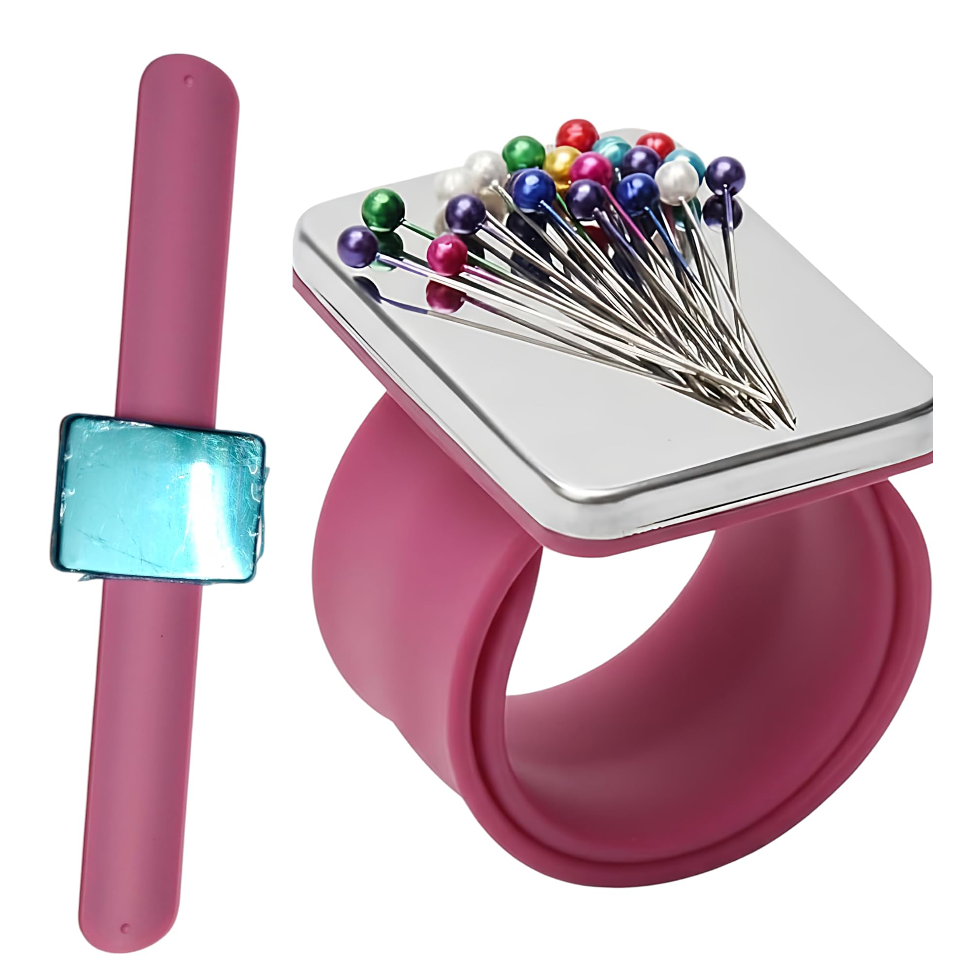 Magnetic Wrist Pin Holder for Jewelry Making – Adjustable Silicone Bead Safety Pin Holder Band with Strong Magnetic Base – Hands-Free Sewing, Quilting & Craft Tool-image-29