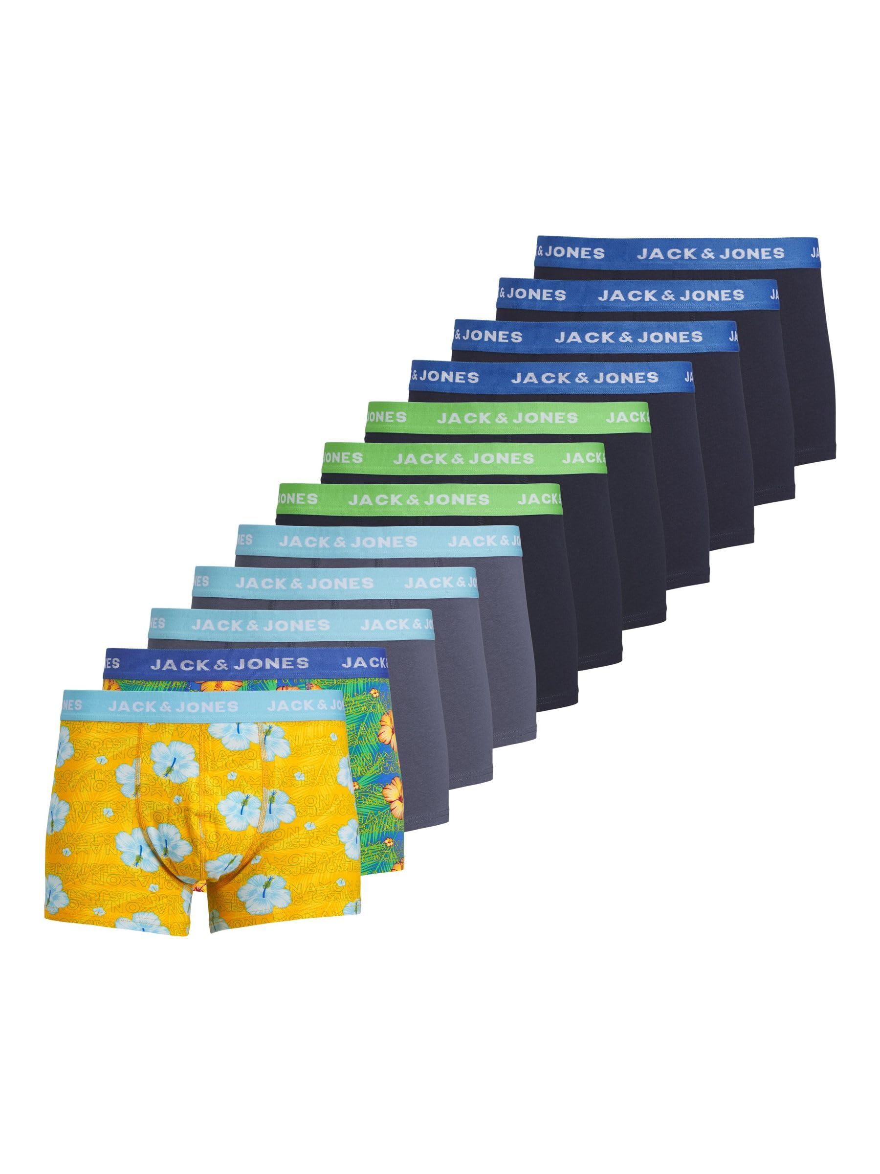Jack & Jones Jackarim Solid Trunks 12 Pack Bóxer Hombre