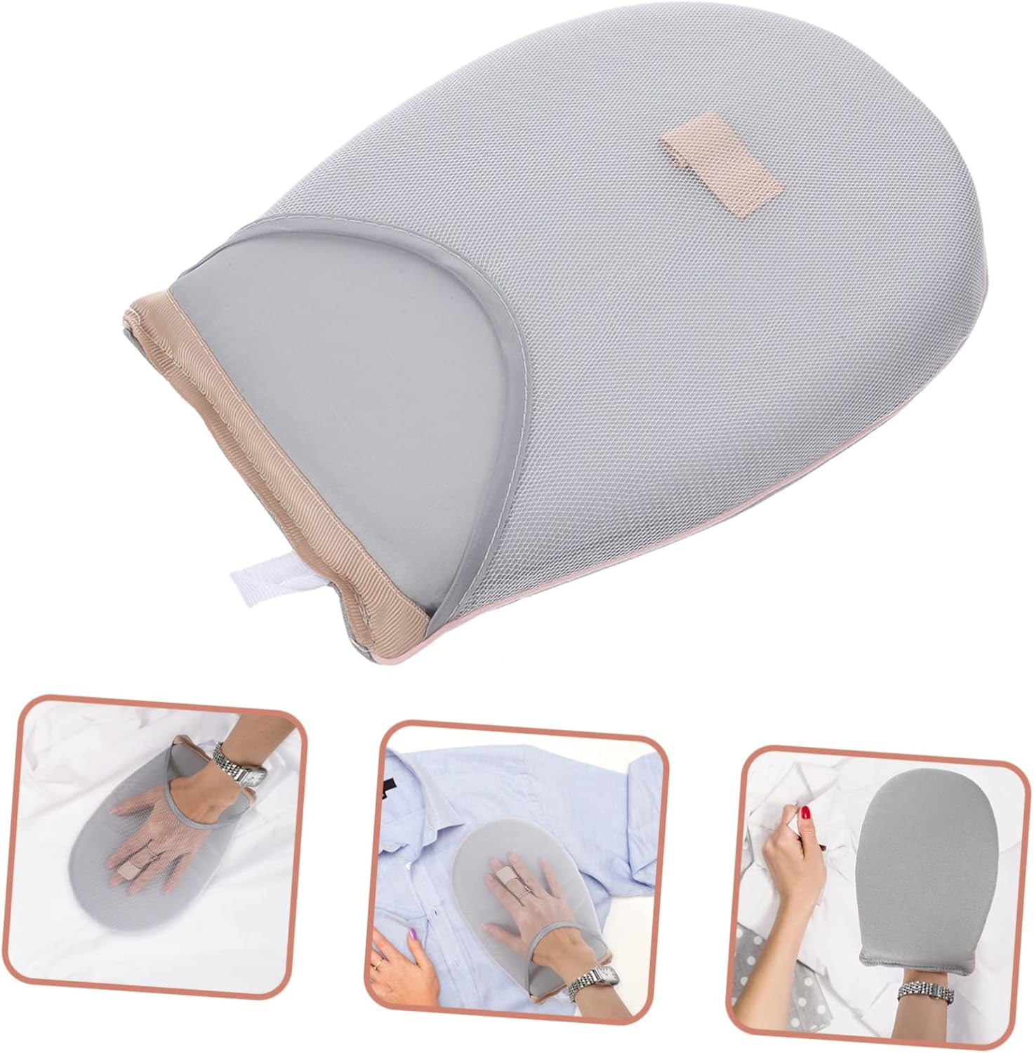 Cabilock Ironing Mitts for Clothes Steam Iron Mitt Glove Garment Steaming Mitt Heat Resistance Small Ironing Board Gloves for Men Women