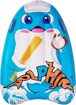 HOHQB Pool Float Inflatable Board Kickboard - Must-Have Pool Toy for Kids Ages 3-12 - Perfect for Water Slides and Beach Floats
