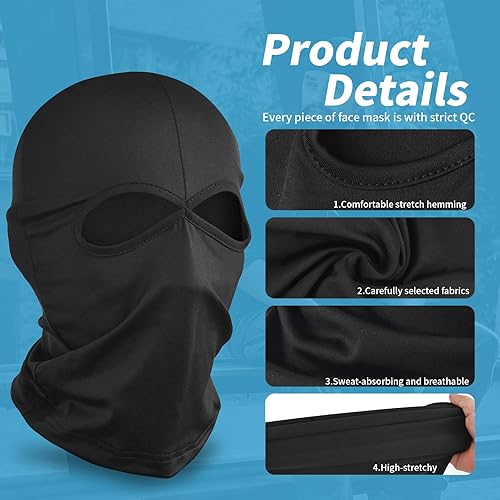 Miniatura 4 de YESLIFE Ski Mask, Balaclava Face Mask for Boys and Girls Cosplay Costume Accessory for Halloween Party
