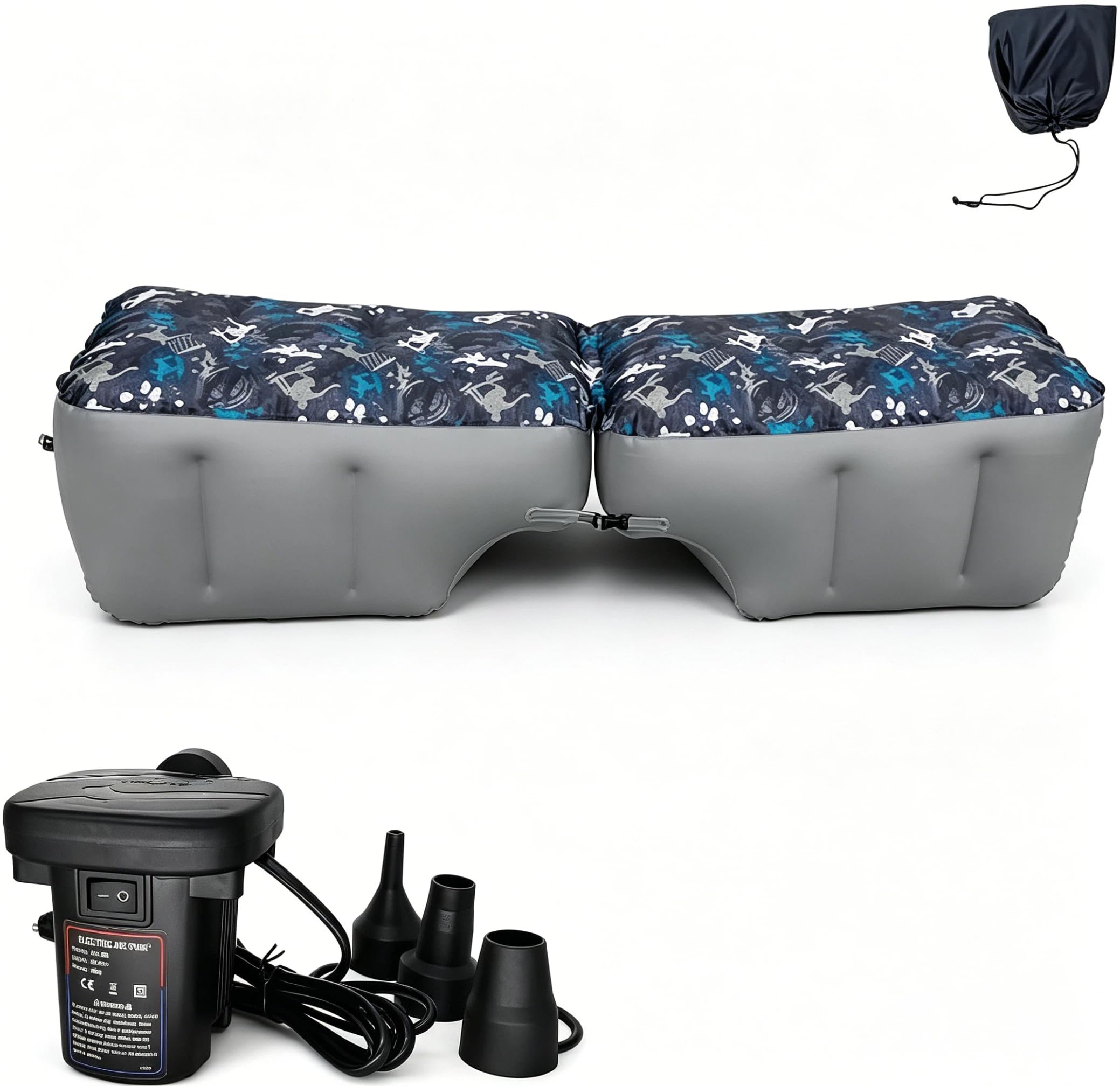 Matelas Gonflable de Voiture SUV Camping avec Pompe à Air Lit Gonflable pour Le siège arrière de Auto