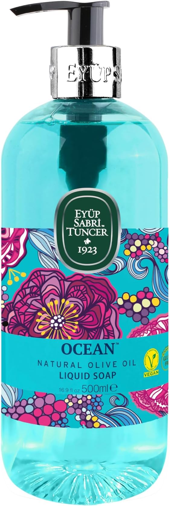 EYÜP SABRİ TUNCER 100% Natural Olive Oil Liquid Soap - Ocean Breeze 500ml