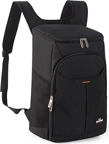 25L Mochila de Refrigeración,Mochila Nevera Bolsa Térmica (Negro)