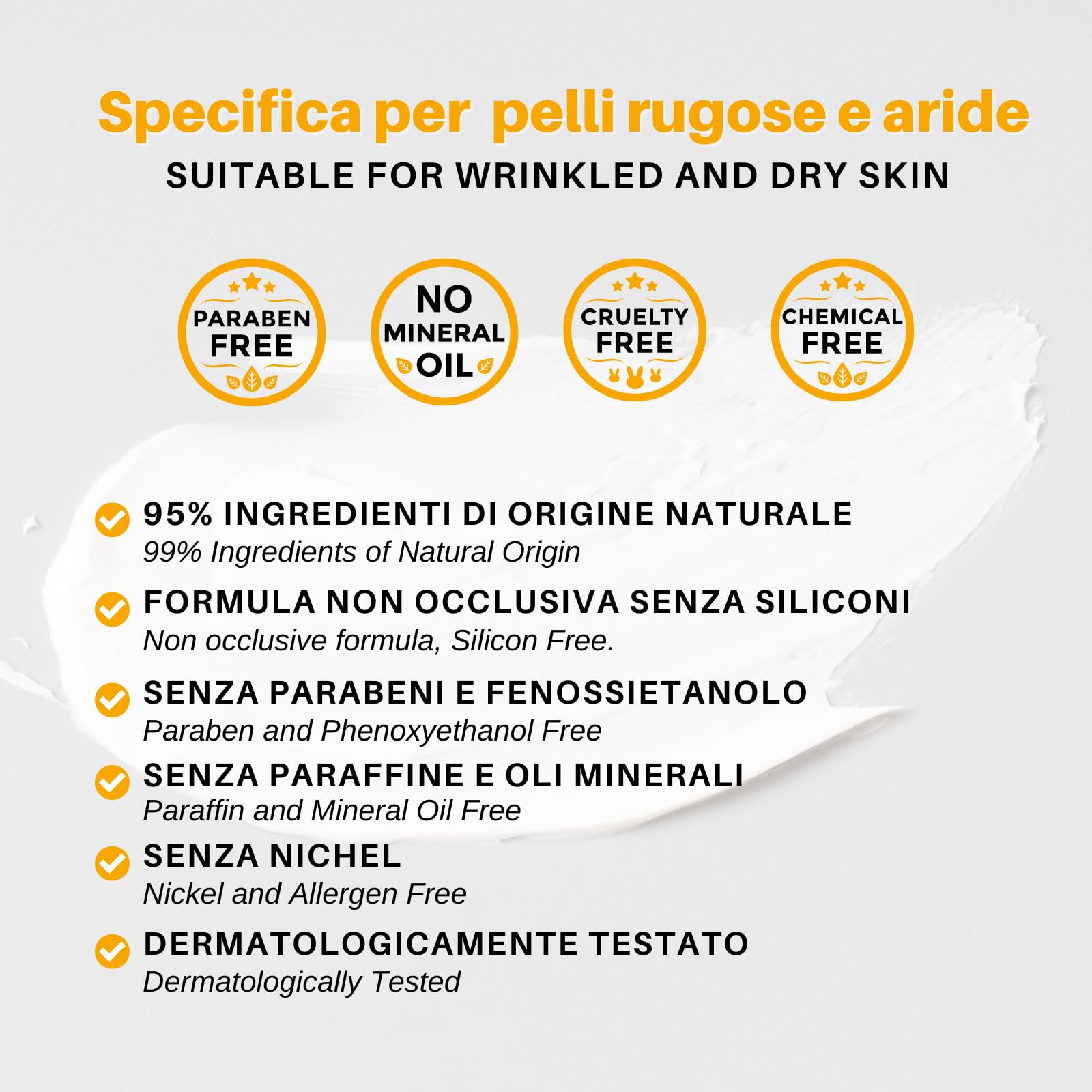 Rebel Antiage Pro Crema Viso Effetto Antirughe Ultra | Crema Antirughe e Antietà Giorno e Notte| Trattamento Rughe Intensivo | Con Peptidi e Acido Ialuronico | 50 ml