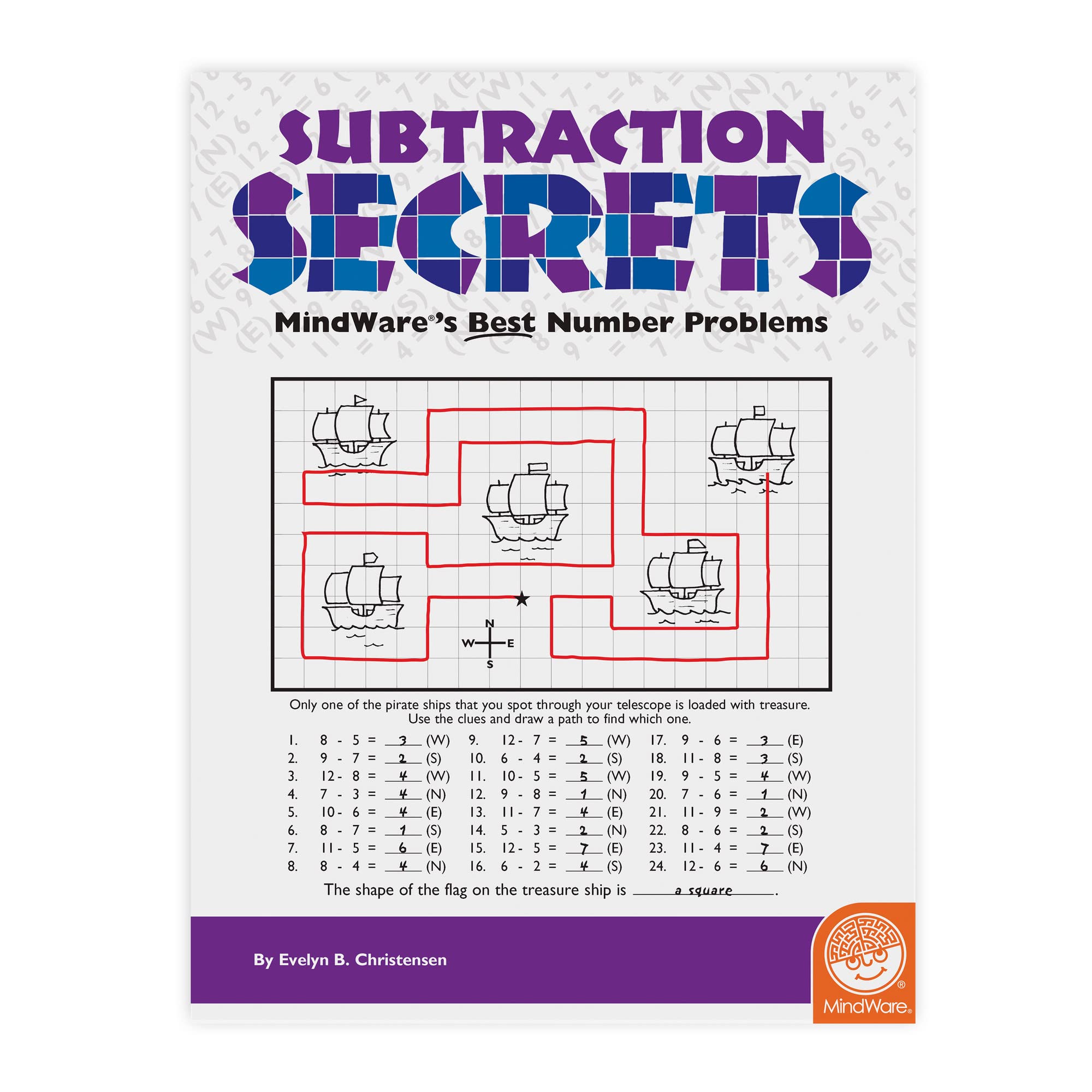 MindWare Math Mosaics: Subtraction Secrets