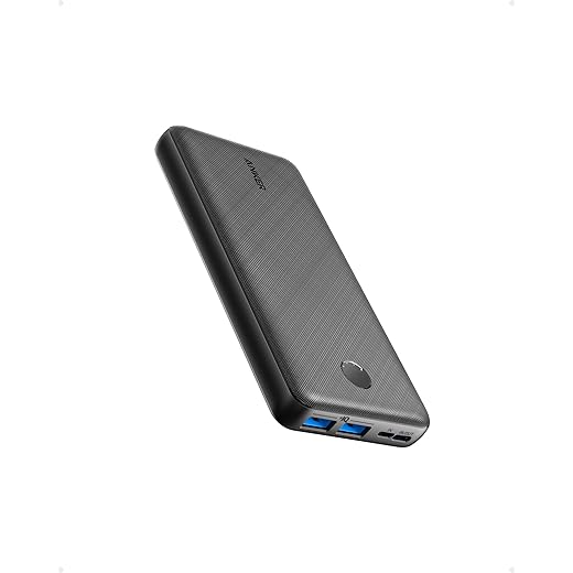 Anker Batterie Externe (PowerCore Essential 20K), 325 Power Bank 20 000 mAh avec Technologie PowerIQ, Batterie Portable USB C Charge Rapide Power Bank, pour iPhone 16/15, Galaxy S23, AirPods, et Plus
