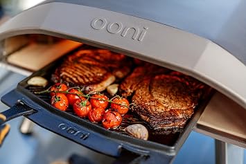 Ooni Koda 16 Gas Pizza Oven – 16 Gas Powered Outdoor Oven with 37 mBar Regulator and Gas Hose, Gas powered Portable Pizza Oven - Foundry Black [Energy Class A]