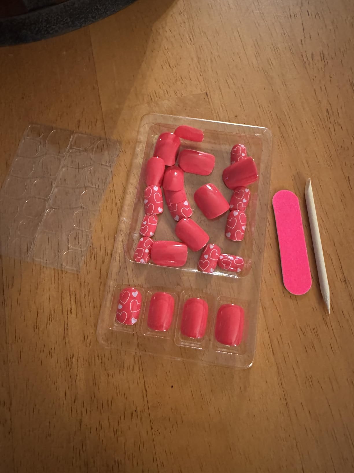 Press-On Nails application tools included