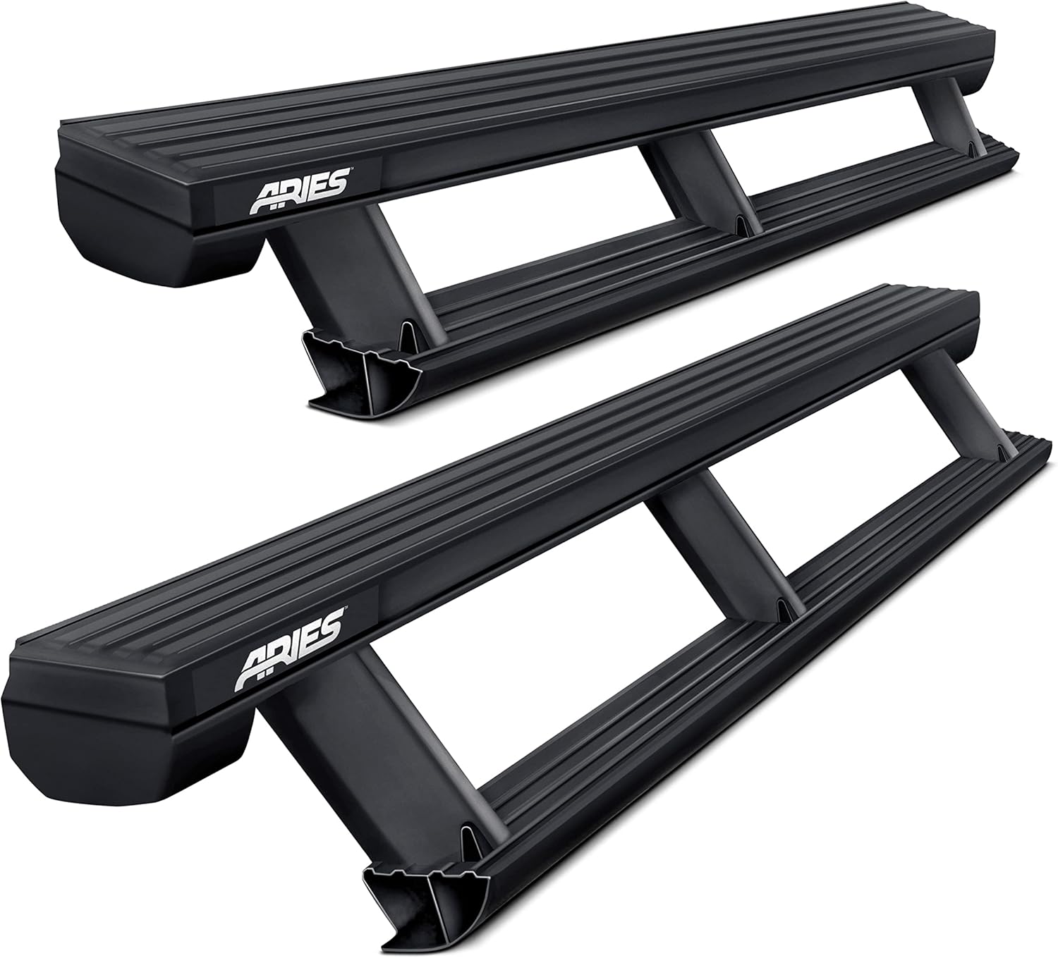 ARIES 3047975 ActionTrac 79-Inch Retractable Powered Running Boards, Select Jeep Gladiator, Black
