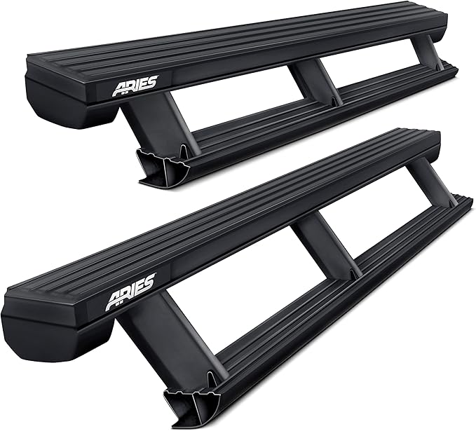 Estribos Eléctricos Retráctiles ARIES ActionTrac 79" Jeep Gladiator Negro miniatura 2