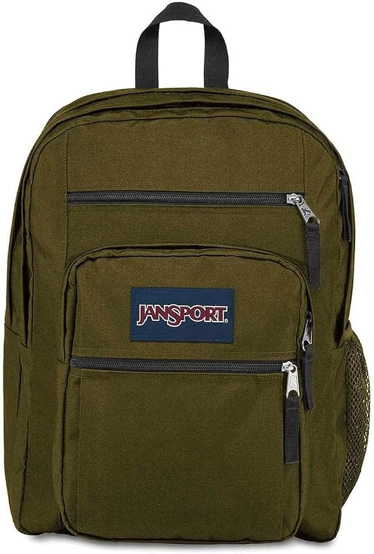 JANSPORT 34 Litres Js0A47Jk7G3 Big Student Backpack (Army Green) Fashion